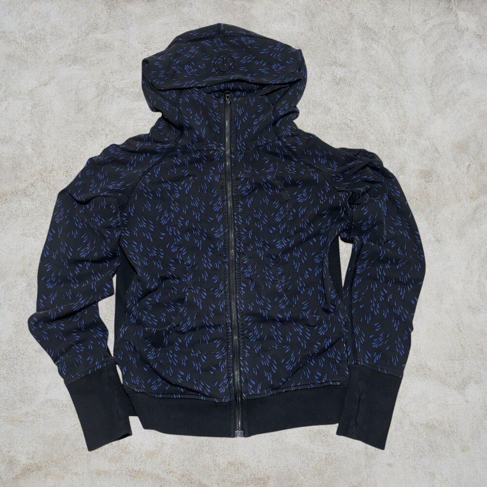 Lululemon Scuba Hoodie Women's Size 8 Blue Full Zip Sweatshirt